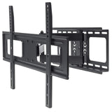 Manhattan Wall Mount for TV & Monitors (Full Motion), For screens 37" to 65", VESA compatibility: all between 200x200mm to 600x400mm - check the dimensions of the four mounting holes on back of screen to ensure it fits, Max 50kg, Black, Bracket...