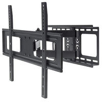 Manhattan Wall Mount for TV & Monitors (Full Motion), For screens 37" to 65", VESA compatibility: all between 200x200mm to 600x400mm - check the dimensions of the four mounting holes on back of screen to ensure it fits, Max 50kg, Black, Bracket...