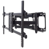 Manhattan Wall Mount for TV & Monitors (Full Motion), For screens 37" to 75", VESA compatibility: all between 200x200mm to 800x400mm - check the dimensions of the four mounting holes on back of screen to ensure it fits, Max 75kg, Black, Bracket...