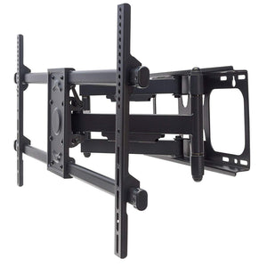 Manhattan Wall Mount for TV & Monitors (Full Motion), For screens 37" to 75", VESA compatibility: all between 200x200mm to 800x400mm - check the dimensions of the four mounting holes on back of screen to ensure it fits, Max 75kg, Black, Bracket...