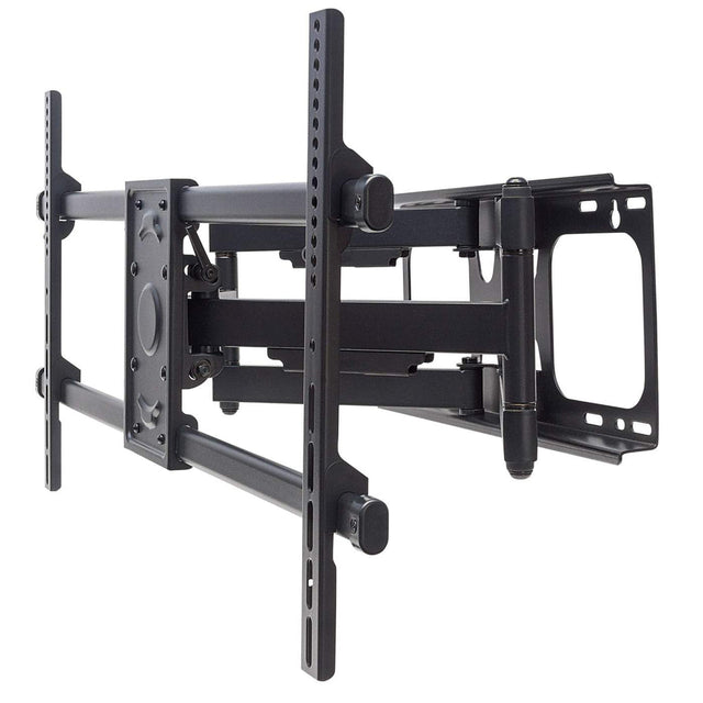 Manhattan Wall Mount for TV & Monitors (Full Motion), For screens 37" to 75", VESA compatibility: all between 200x200mm to 800x400mm - check the dimensions of the four mounting holes on back of screen to ensure it fits, Max 75kg, Black, Bracket...