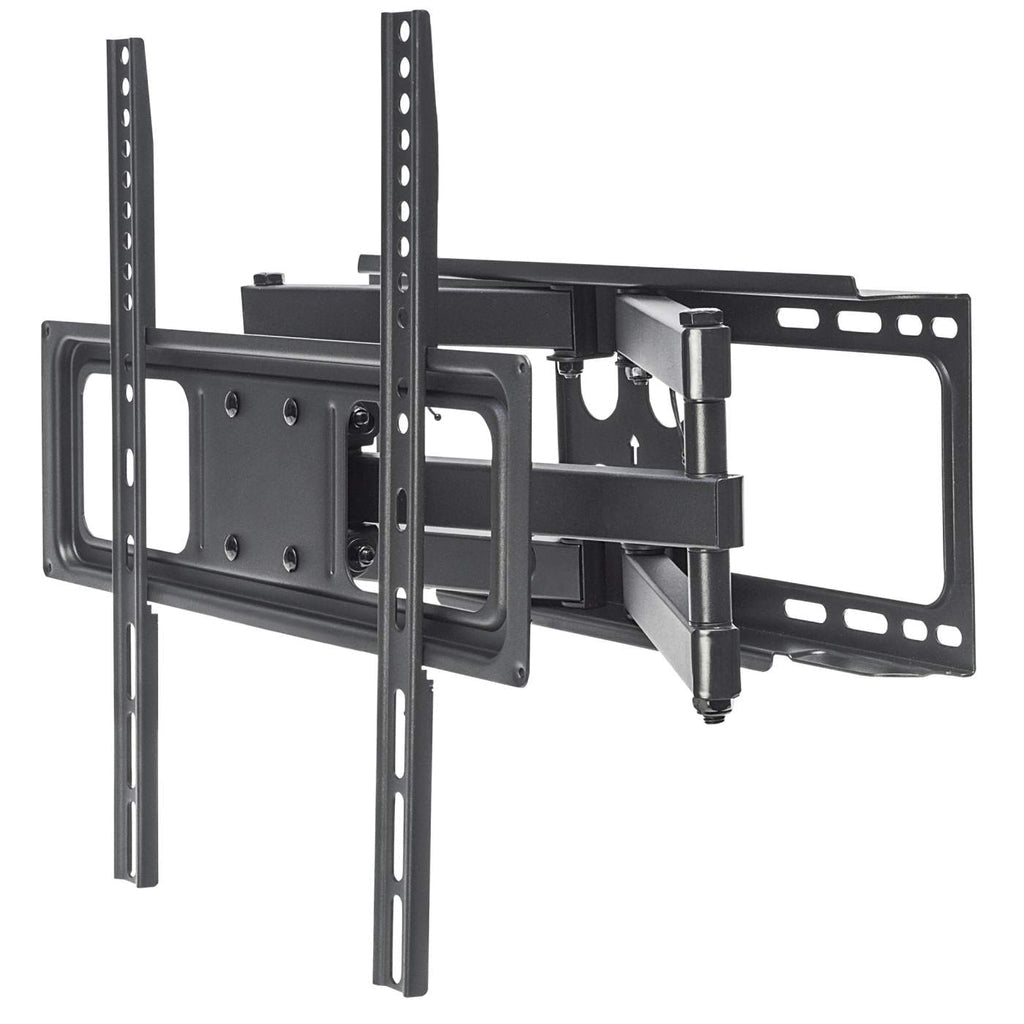Manhattan Wall Mount for TV & Monitors (Full Motion), For screens 32" to 55", VESA compatibility: all between 100x100mm to 400x400mm - check the dimensions of the four mounting holes on back of screen to ensure it fits, Max 40kg, Black, Bracket...