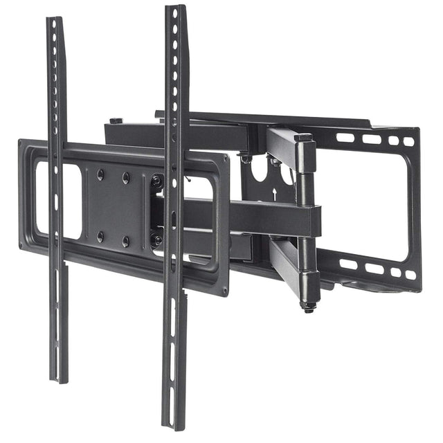 Manhattan Wall Mount for TV & Monitors (Full Motion), For screens 32" to 55", VESA compatibility: all between 100x100mm to 400x400mm - check the dimensions of the four mounting holes on back of screen to ensure it fits, Max 40kg, Black, Bracket...