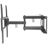 Manhattan Wall Mount for TV & Monitors (Full Motion), For screens 32" to 55", VESA compatibility: all between 100x100mm to 400x400mm - check the dimensions of the four mounting holes on back of screen to ensure it fits, Max 40kg, Black, Bracket...
