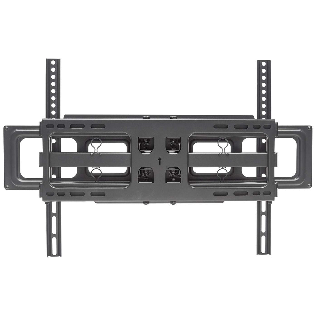 Manhattan TV & Monitor Mount, Wall, Full Motion, 1 screen, Screen Sizes: 37-65", Black, VESA 100x100 to 600x400mm, Max 40kg, LFD, Tilt & Swivel with 3 Pivots, Lifetime Warranty