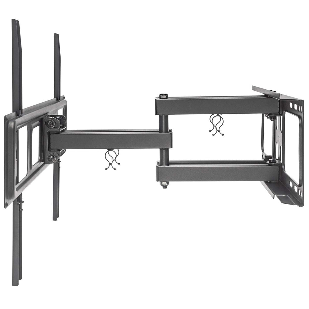 Manhattan TV & Monitor Mount, Wall, Full Motion, 1 screen, Screen Sizes: 37-65", Black, VESA 100x100 to 600x400mm, Max 40kg, LFD, Tilt & Swivel with 3 Pivots, Lifetime Warranty