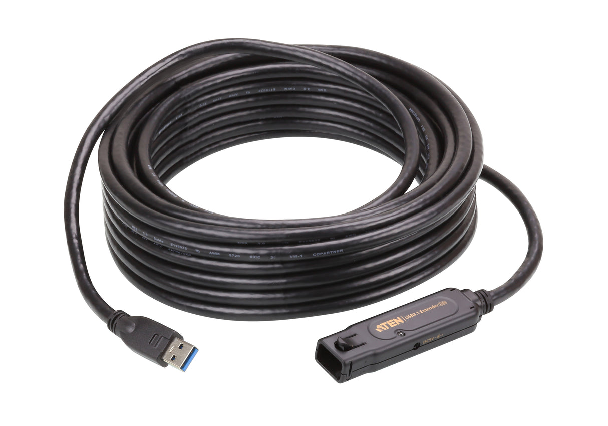 ATEN UE3310 USB cable USB 3.2 Gen 1 (3.1 Gen 1) 10 m USB A 5 Gbit/s Black