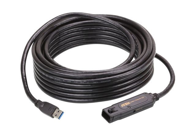ATEN UE3310 USB cable USB 3.2 Gen 1 (3.1 Gen 1) 10 m USB A 5 Gbit/s Black