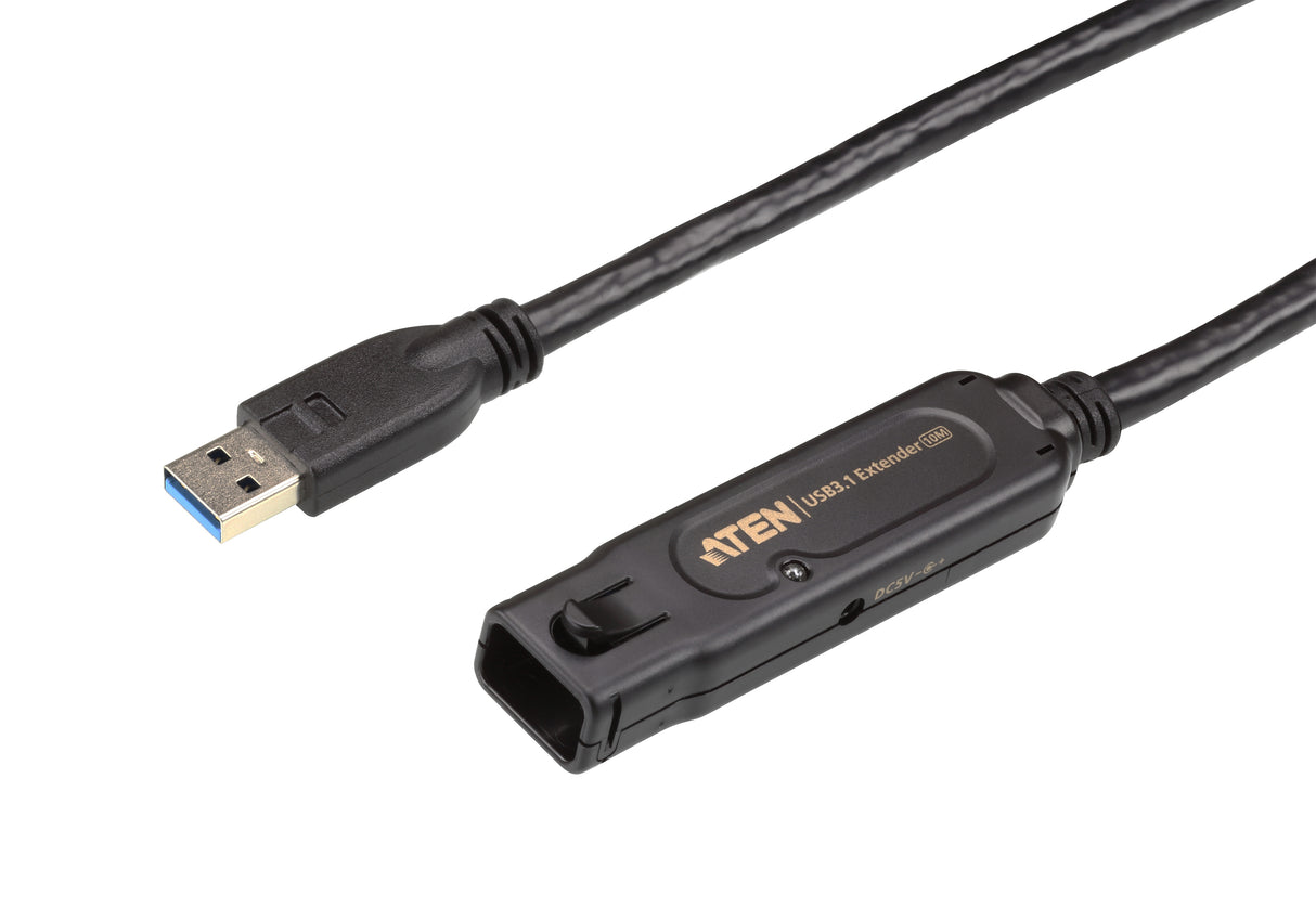 ATEN UE3310 USB cable USB 3.2 Gen 1 (3.1 Gen 1) 10 m USB A 5 Gbit/s Black