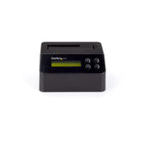 StarTech.com Single Bay Hard Drive Eraser, Standalone HDD/SSD Sanitizer, 4Kn, USB 3.0 to SATA III (6 Gbps), 9 Erase Modes, LCD Display, Secure Erase Hard Disk Sanitizer Dock, DB-9 Printer Port, TAA Compliant