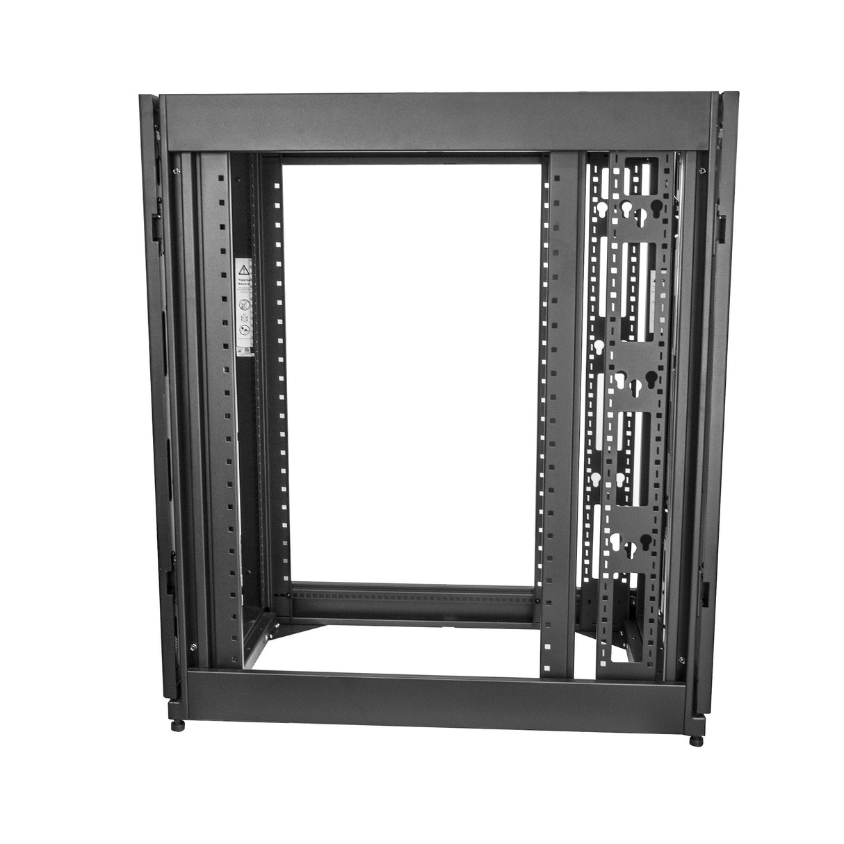 StarTech.com 25U Enterprise-Grade Server Rack Cabinet Kit, 19in Enclosed 4-Post Rack with Built-in Cable Management, 35in (89cm) Mounting Depth, 3307lb (1500kg) Capacity