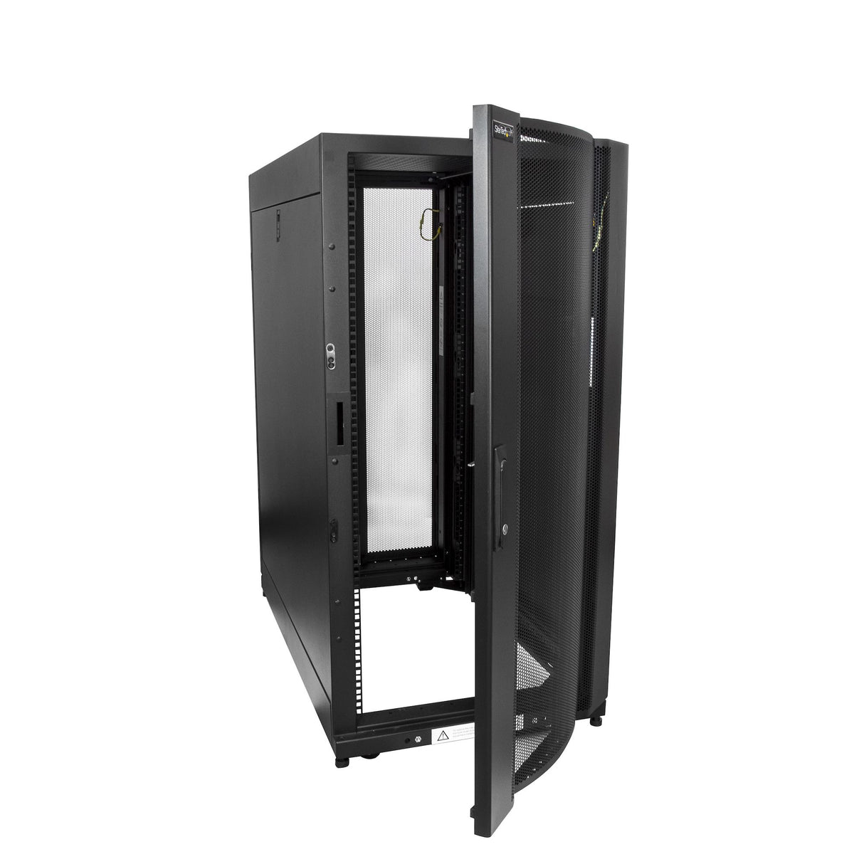 StarTech.com 25U Enterprise-Grade Server Rack Cabinet Kit, 19in Enclosed 4-Post Rack with Built-in Cable Management, 35in (89cm) Mounting Depth, 3307lb (1500kg) Capacity