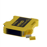 Brainboxes CB-534 serial converter/repeater/isolator RS-232 Black, Yellow