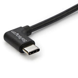 StarTech.com 3ft (1m) USB-C Charging Cable, Right-Angled, Charge & Sync, 60W (3A) PD, USB 2.0 Laptop Charger Cable - USB C Charging Cord