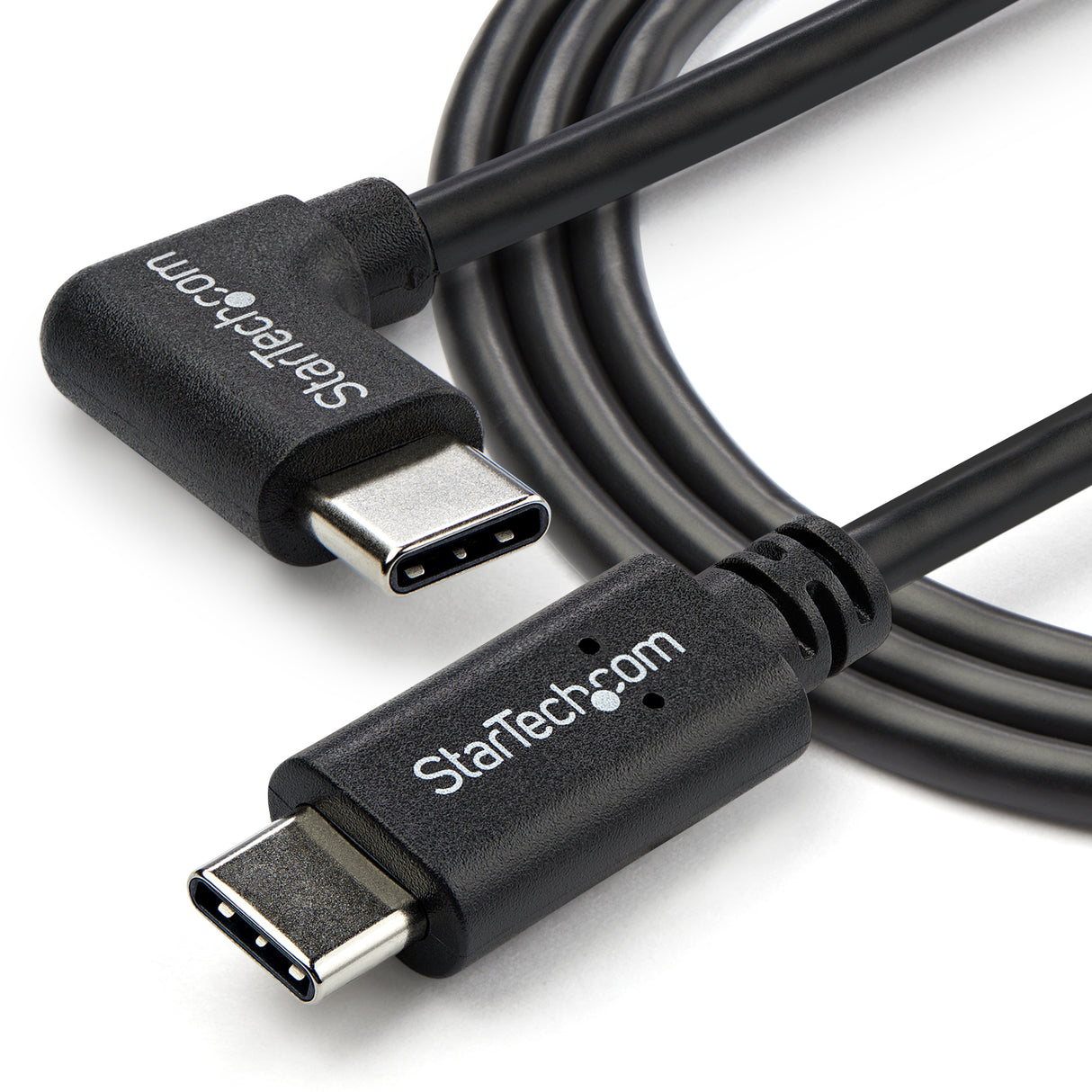 StarTech.com 3ft (1m) USB-C Charging Cable, Right-Angled, Charge & Sync, 60W (3A) PD, USB 2.0 Laptop Charger Cable - USB C Charging Cord
