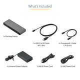 StarTech.com Thunderbolt 3 Dock, Dual Monitor 4K 60Hz TB3 Laptop Docking Station, DisplayPort, 85W PD, 3x USB, GbE - REPLACED BY TB3CDK2DH