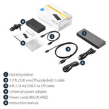 StarTech.com Thunderbolt 3 Dock, Dual Monitor 4K 60Hz TB3 Laptop Docking Station, DisplayPort, 85W PD, 3x USB, GbE - REPLACED BY TB3CDK2DH