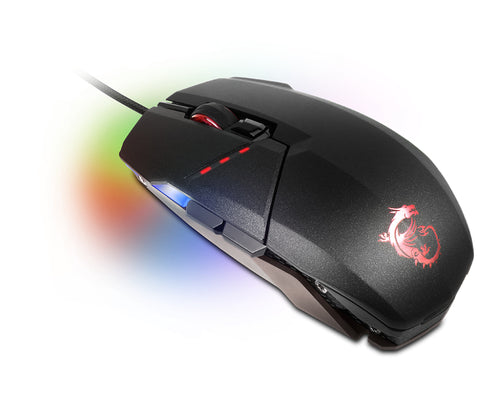 MSI Clutch GM60 mouse Gaming Ambidextrous USB Type-A Optical 10800 DPI