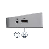 StarTech.com 4K USB-C Dock, Triple UHD 4K Monitor Docking Station, Mac & Windows, USB C to HDMI & DisplayPort, 60W Power Delivery, 5x USB 5Gbps Hub - TAA