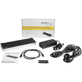 StarTech.com 4K USB-C Dock, Triple UHD 4K Monitor Docking Station, Mac & Windows, USB C to HDMI & DisplayPort, 60W Power Delivery, 5x USB 5Gbps Hub - TAA