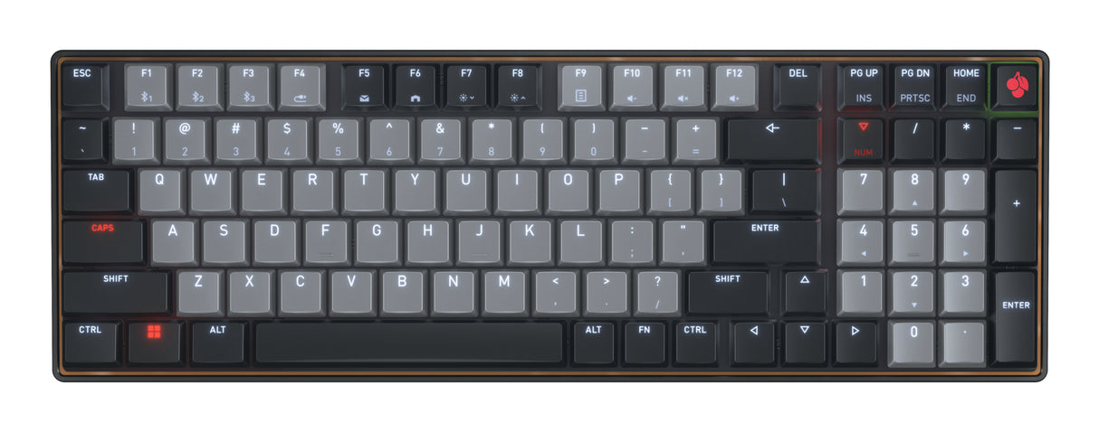 CHERRY KW 550 MX LP keyboard Home/Office USB + Bluetooth QZERTY US English Black