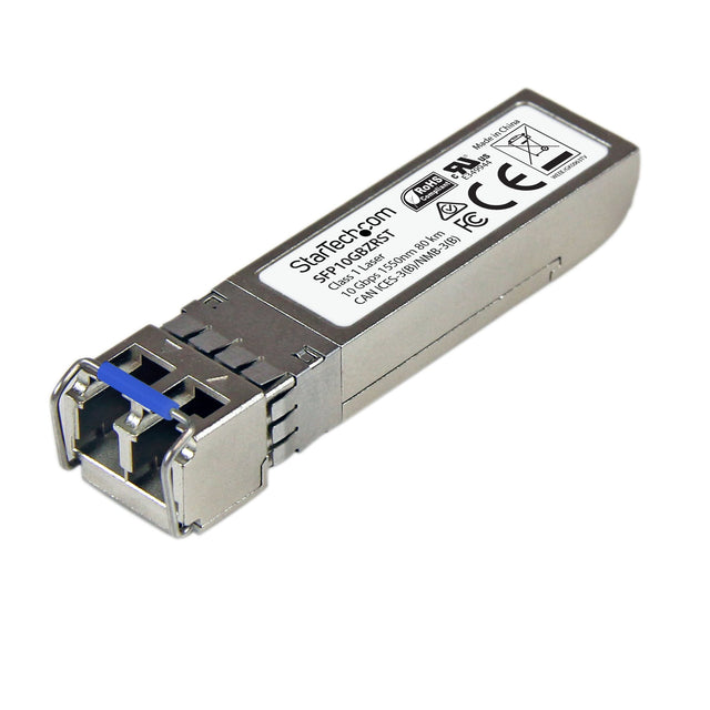 StarTech.com MSA Compliant SFP+ Transceiver Module - 10GBASE-ZR~MSA Uncoded SFP+ Module - 10GBASE-ZR - 10GbE Single Mode Fiber (SMF) Optic Transceiver - 10GE Gigabit Ethernet SFP+ - LC 80km - 1550nm - DDM