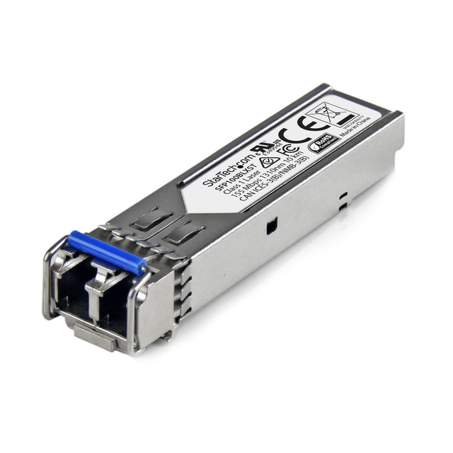 StarTech.com MSA Uncoded SFP Module - 100BASE-LX - 100MbE Single Mode Fiber (SMF) Optic Transceiver - 100Mb Ethernet SFP - LC 10km - 1310nm - DDM