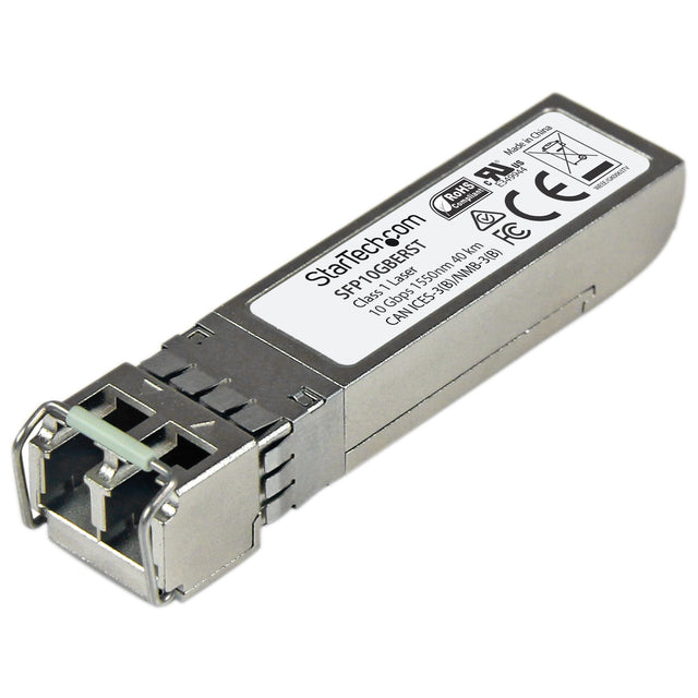 StarTech.com MSA Uncoded SFP+ Module - 10GBASE-ER - 10GbE Single Mode Fiber (SMF) Optic Transceiver - 10GE Gigabit Ethernet SFP+ - LC 40km - 1550nm - DDM