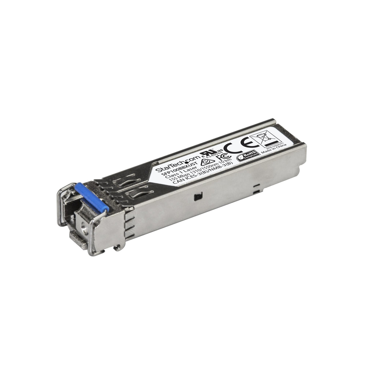 StarTech.com MSA Uncoded SFP Transceiver Module - 100BASE-BX - 100 MbE Ethernet BiDi Fiber (SMF)