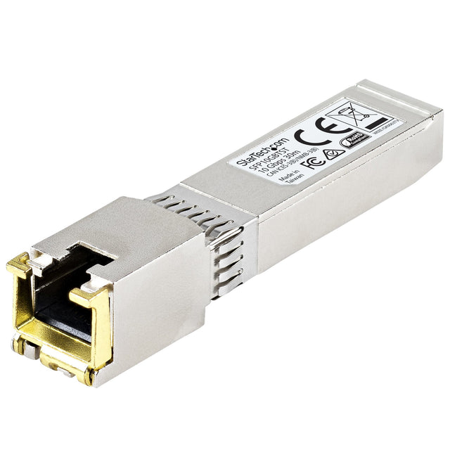 StarTech.com MSA Uncoded SFP+ Module - 10GBASE-T - SFP to RJ45 Cat6/Cat5e - 10GE Gigabit Ethernet SFP+ - RJ-45 30m
