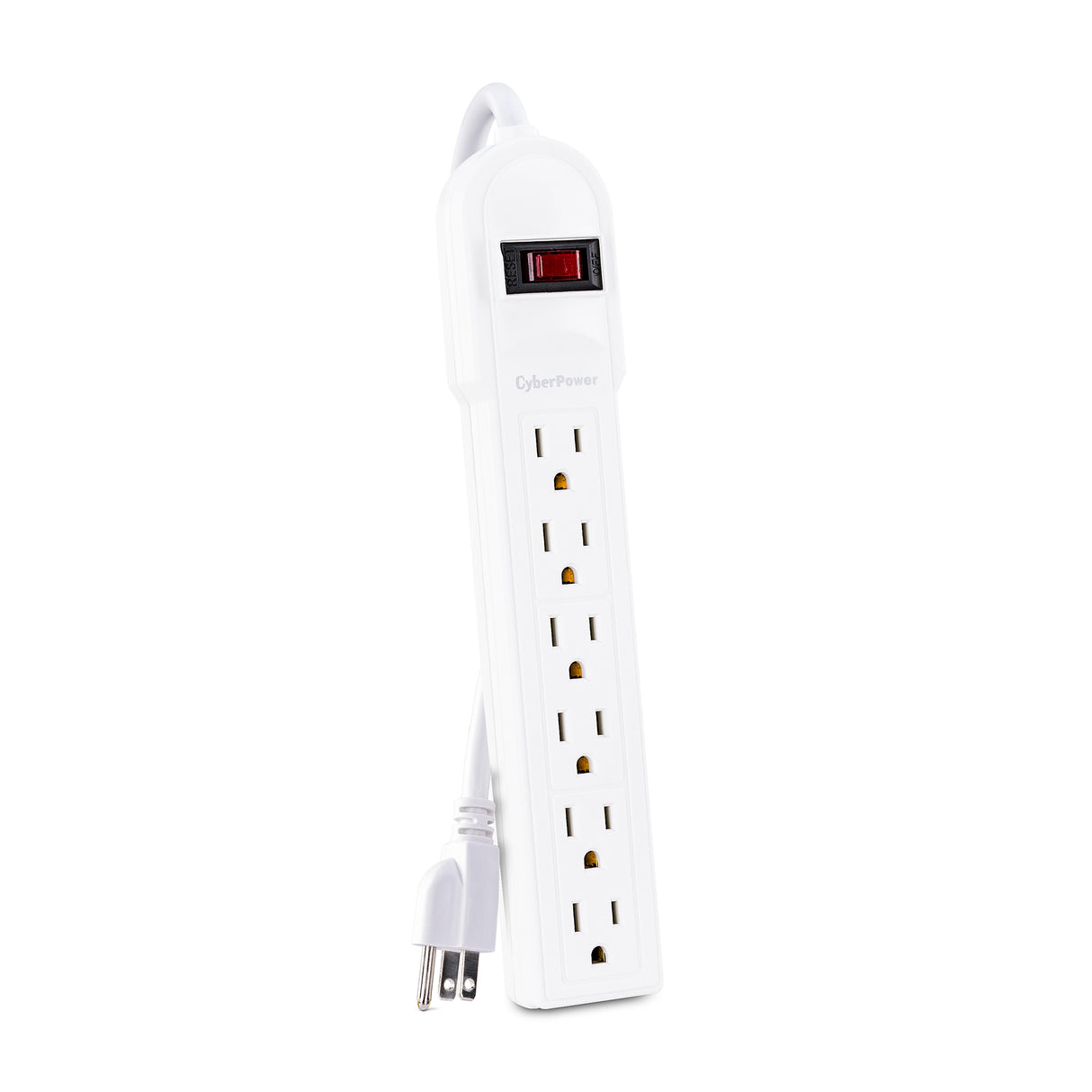 CyberPower CSB606W surge protector White 6 AC outlet(s) 125 V 2 m