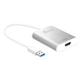 j5create JUA354 USB™ 3.0 to 4K HDM™ Display Adapter, Silver