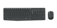 Logitech MK235 keyboard Mouse included Home/Office RF Wireless French Grey
