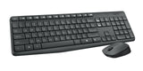 Logitech MK235 keyboard Mouse included Home/Office RF Wireless French Grey
