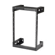 StarTech.com 2-Post 15U Heavy-Duty Wall-Mount Network Rack, 19" Open Frame Server Rack, 12" Deep, Wall Mount Data Rack for IT / AV / Patch Panel / Computer Equipment - Cage Nuts & Screws Included