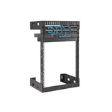 StarTech.com 2-Post 15U Heavy-Duty Wall-Mount Network Rack, 19" Open Frame Server Rack, 12" Deep, Wall Mount Data Rack for IT / AV / Patch Panel / Computer Equipment - Cage Nuts & Screws Included