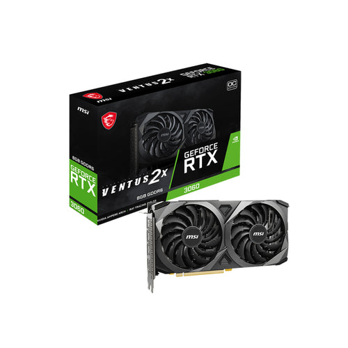 MSI VENTUS GeForce RTX 3060 2X 8G OC NVIDIA 8 GB GDDR6