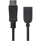 StarTech.com 6ft (1.8m) DisplayPort Extension Cable - 4K x 2K Video - DisplayPort Male to Female Extension Cable - DP 1.2 Extender Cable / Cord - DP to DP Cable with Latching DP Connector