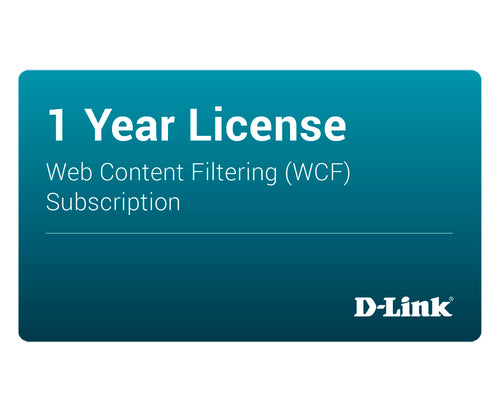 D-Link DSR-250N-WCF-12-LIC warranty/support extension 1 license(s) 1 year(s)