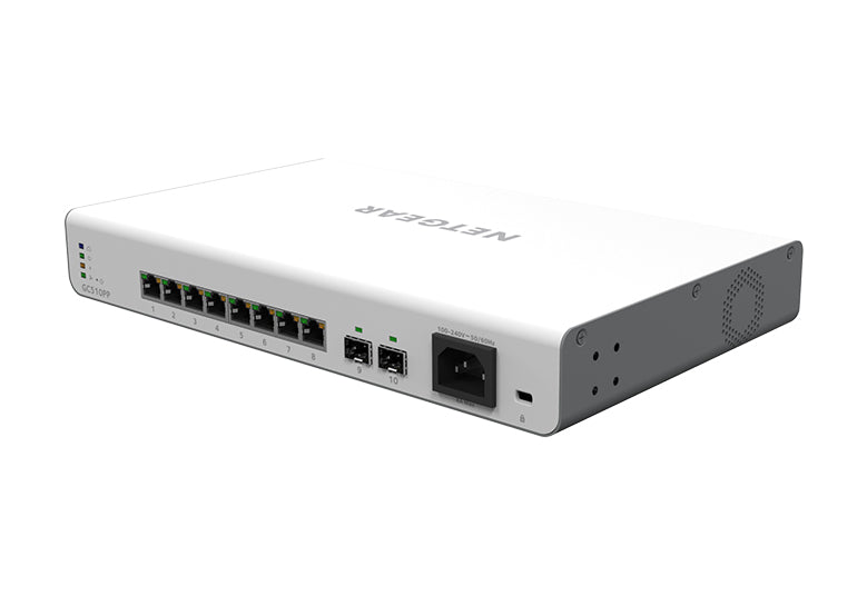 NETGEAR 10-Port PoE Gigabit Ethernet Smart Switch with Insight Cloud Management (GC510PP)