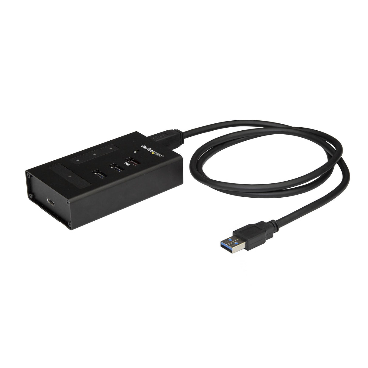 StarTech.com 4 Port USB 3.0 Hub - USB Type-A to 1x USB-C & 3x USB-A - Commercial Metal USB Hub - SuperSpeed USB 3.2 Gen 1 (5Gbps)- Self Powered - BC 1.2 Fast Charge - Mountable/Rugged