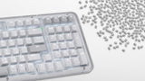Logitech Alto Keys K98M keyboard Universal RF Wireless + Bluetooth QWERTY US English White