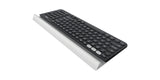 Logitech 920-008149 keyboard Universal RF Wireless + Bluetooth QWERTY English Grey, White, Dark Grey