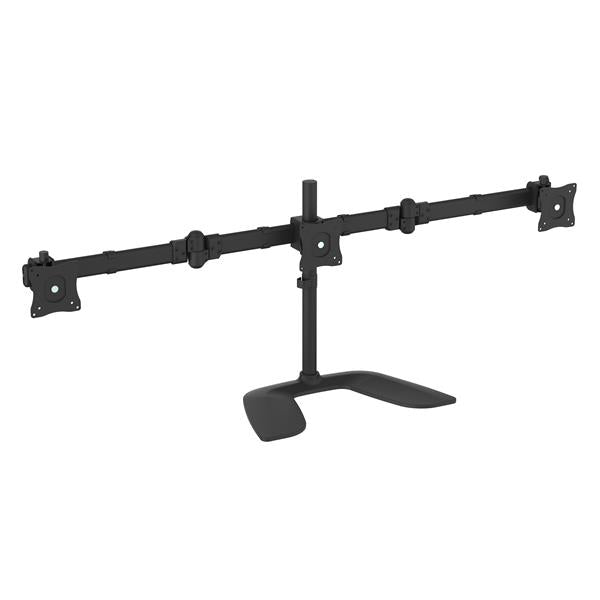 StarTech.com Triple-Monitor Desktop Stand - Articulating - For up to 27" (17.6lb/8kg) Displays