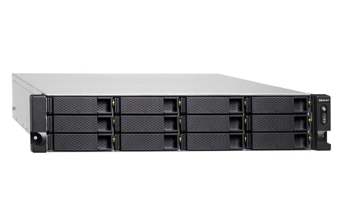 QNAP TS-1273U NAS Rack (2U) AMD Embedded R-Series SoC RX-421ND 16 GB DDR4 0 TB QNAP Turbo System Black