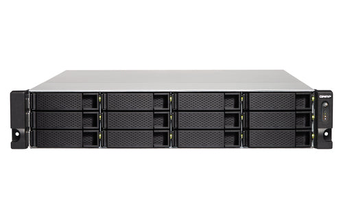 QNAP TS-1273U NAS Rack (2U) AMD Embedded R-Series SoC RX-421ND 16 GB DDR4 0 TB QNAP Turbo System Black