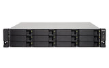 QNAP TS-1273U NAS Rack (2U) AMD Embedded R-Series SoC RX-421ND 16 GB DDR4 0 TB QNAP Turbo System Black