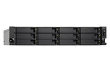 QNAP TS-1273U NAS Rack (2U) AMD Embedded R-Series SoC RX-421ND 16 GB DDR4 0 TB QNAP Turbo System Black