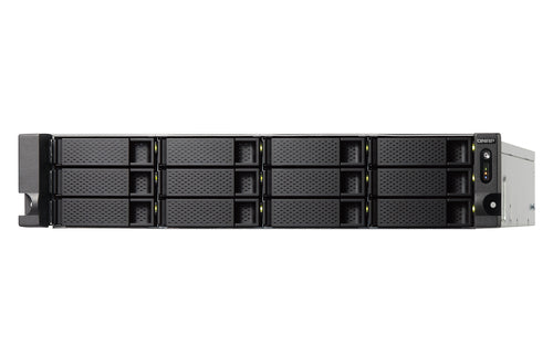 QNAP TS-1273U NAS Rack (2U) AMD Embedded R-Series SoC RX-421ND 16 GB DDR4 0 TB QNAP Turbo System Black