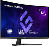 Viewsonic 32" Curved Gaming Monitor computer monitor 81.3 cm (32") 2560 x 1440 pixels Quad HD LCD Black